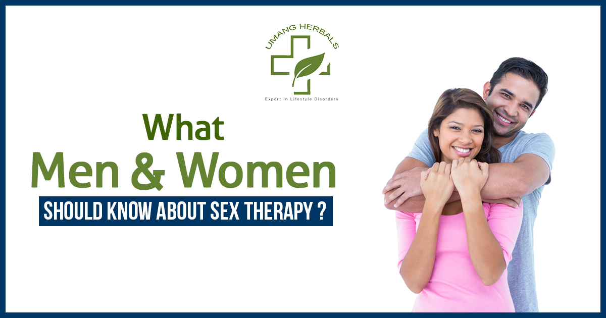What Men And Women Should Know About Sex Therapy
