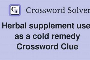 The Herbal Cold Remedy Crossword Clue: Find the Answer! The Ultimate Herbal Remedies Guide: Natural Healing for a Healthier Life The Herbal Cold Remedy Crossword Clue: Find the Answer! | The Ultimate Herbal Remedies Guide: Natural Healing for a Healthier Life
