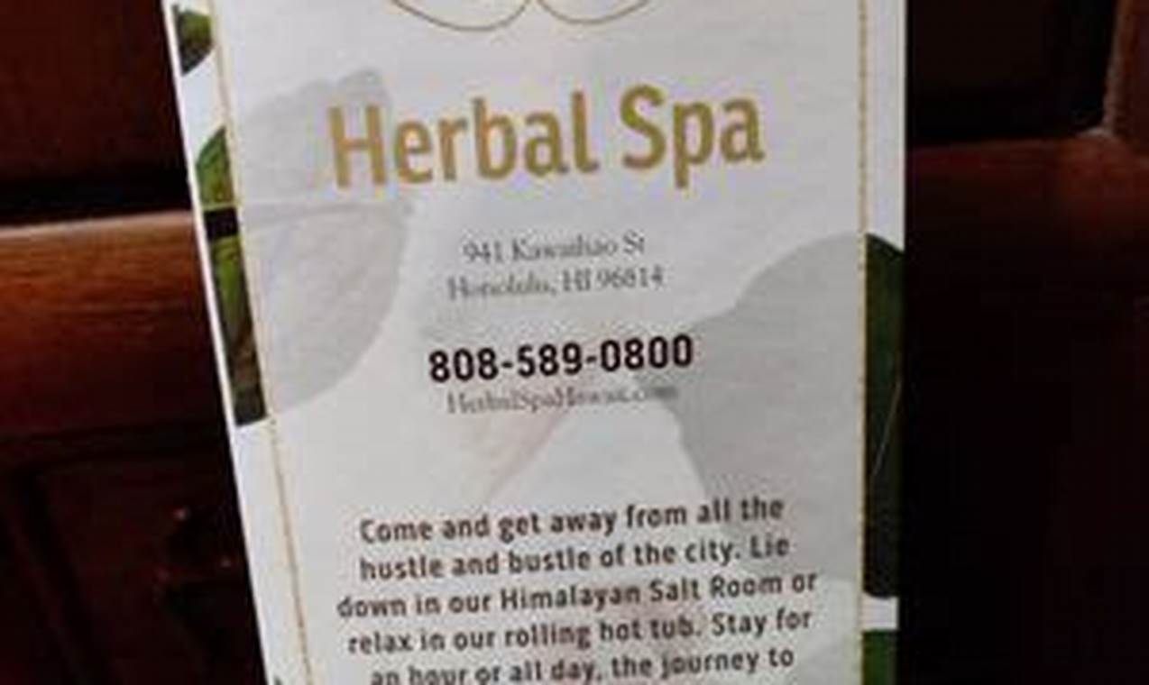 Renew: Herbal Spa Salon Hawaii - Wellness Escape The Ultimate Herbal Remedies Guide: Natural Healing for a Healthier Life Renew: Herbal Spa Salon Hawaii - Wellness Escape | The Ultimate Herbal Remedies Guide: Natural Healing for a Healthier Life