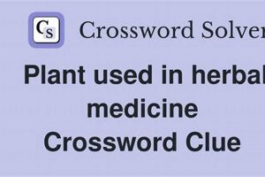 Solve Plant Used in Herbal Medicine Crossword Clue [Herbs+] | The Ultimate Herbal Remedies Guide: Natural Healing for a Healthier Life