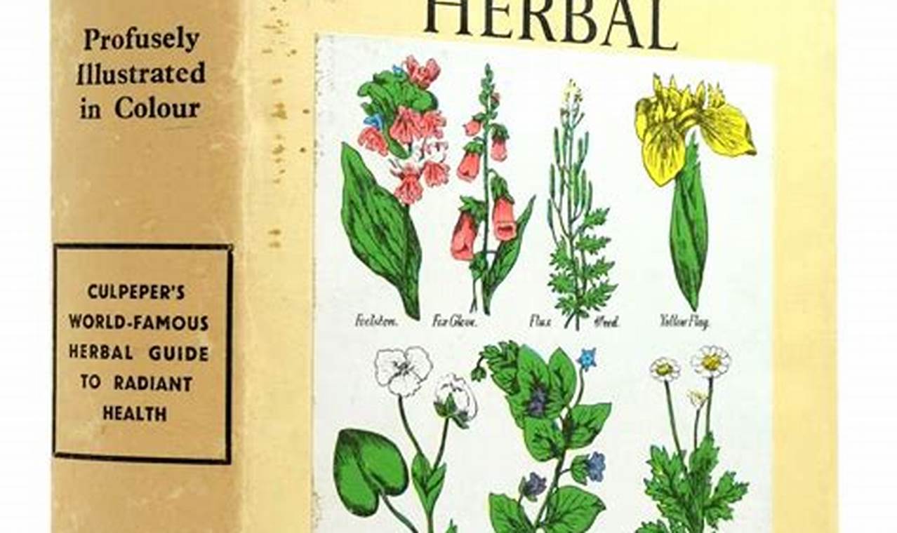 Culpeper's Herbal: Ancient Remedies & Modern Uses The Ultimate Herbal Remedies Guide: Natural Healing for a Healthier Life Culpeper's Herbal: Ancient Remedies & Modern Uses | The Ultimate Herbal Remedies Guide: Natural Healing for a Healthier Life