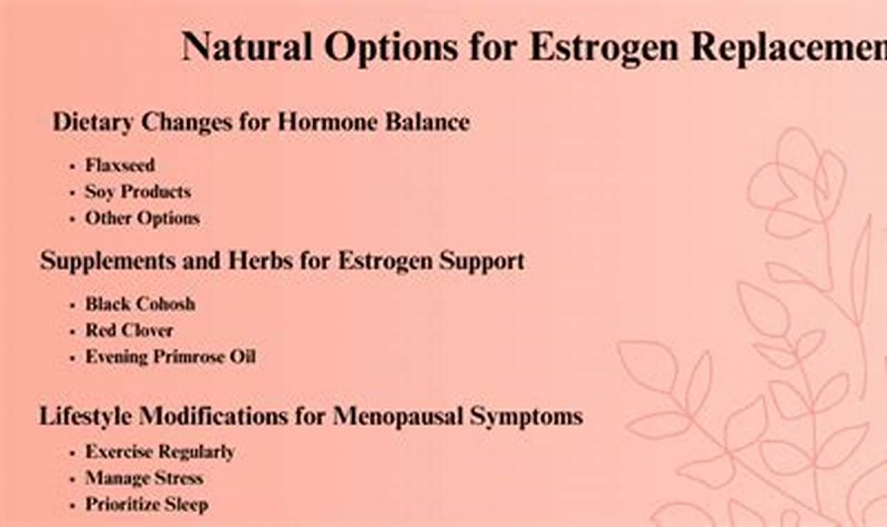 Natural Herbals: Best Herbal Estrogen Replacement Tips The Ultimate Herbal Remedies Guide: Natural Healing for a Healthier Life Natural Herbals: Best Herbal Estrogen Replacement Tips | The Ultimate Herbal Remedies Guide: Natural Healing for a Healthier Life