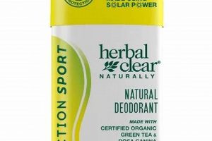 Natural Herbal Clear Sport Deodorant: Active Odor Control | The Ultimate Herbal Remedies Guide: Natural Healing for a Healthier Life