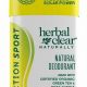 Natural Herbal Clear Sport Deodorant: Active Odor Control | The Ultimate Herbal Remedies Guide: Natural Healing for a Healthier Life