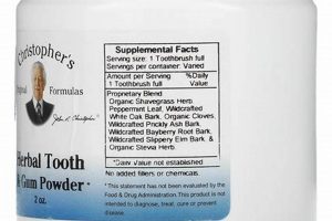 Dr. Christopher's Herbal Tooth Powder: Natural Oral Care | The Ultimate Herbal Remedies Guide: Natural Healing for a Healthier Life