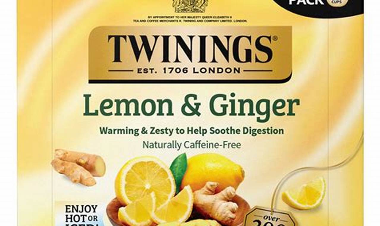 Best Lemon Ginger Tea: Twinings Herbal Blend Review | The Ultimate Herbal Remedies Guide: Natural Healing for a Healthier Life