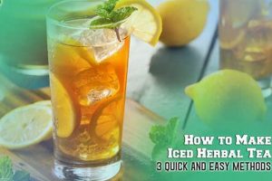 Easy Way: How to Make Iced Herbal Tea - Refreshing! | The Ultimate Herbal Remedies Guide: Natural Healing for a Healthier Life