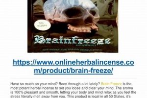 Buy Brainfreeze Herbal Incense: Aromatherapy Scents! | The Ultimate Herbal Remedies Guide: Natural Healing for a Healthier Life