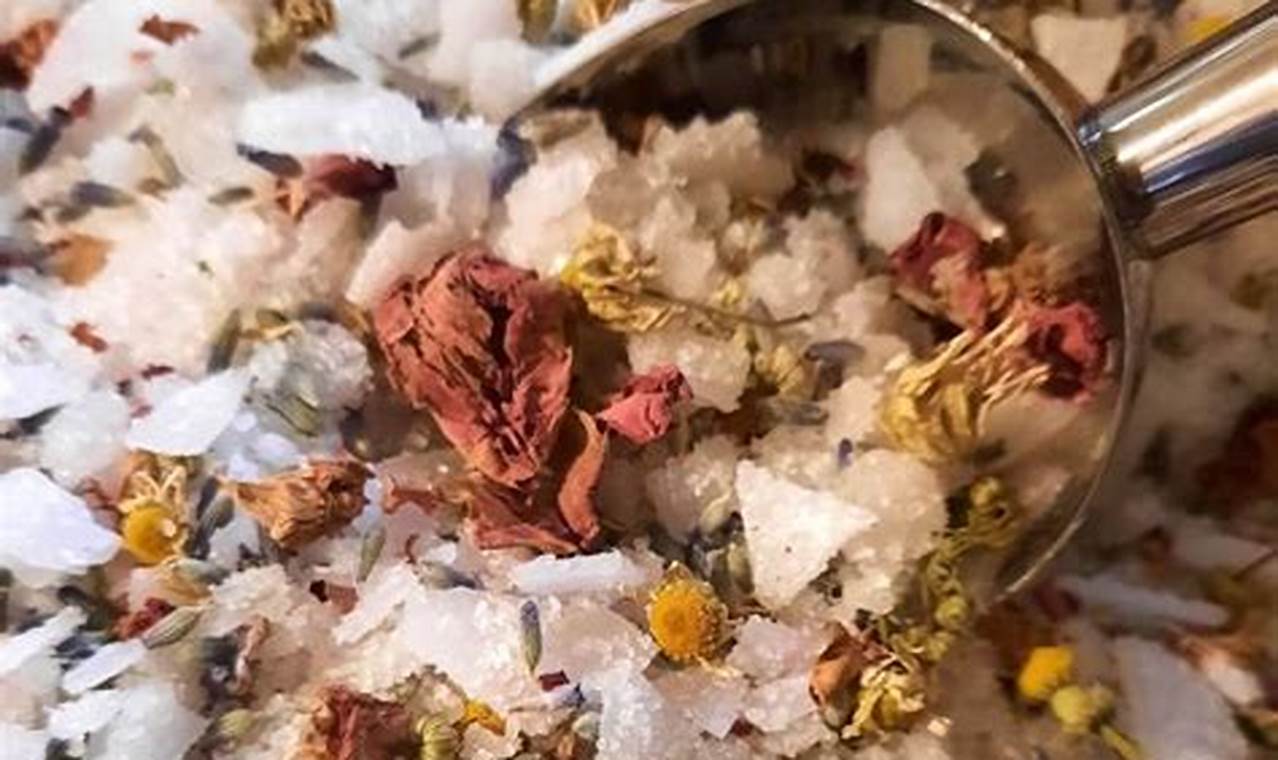Natural Herbal Bath Soak Bliss: Relax & Rejuvenate | The Ultimate Herbal Remedies Guide: Natural Healing for a Healthier Life