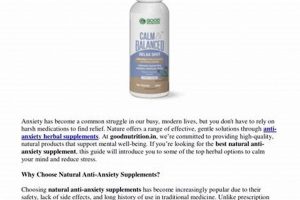 Natural Best Anti-Anxiety Herbal Supplement Guide | The Ultimate Herbal Remedies Guide: Natural Healing for a Healthier Life