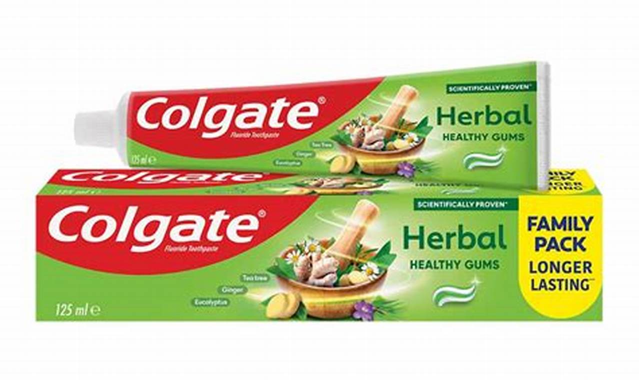 Natural Herbals: Colgate Herbal Toothpaste - Smile Brighter | The Ultimate Herbal Remedies Guide: Natural Healing for a Healthier Life