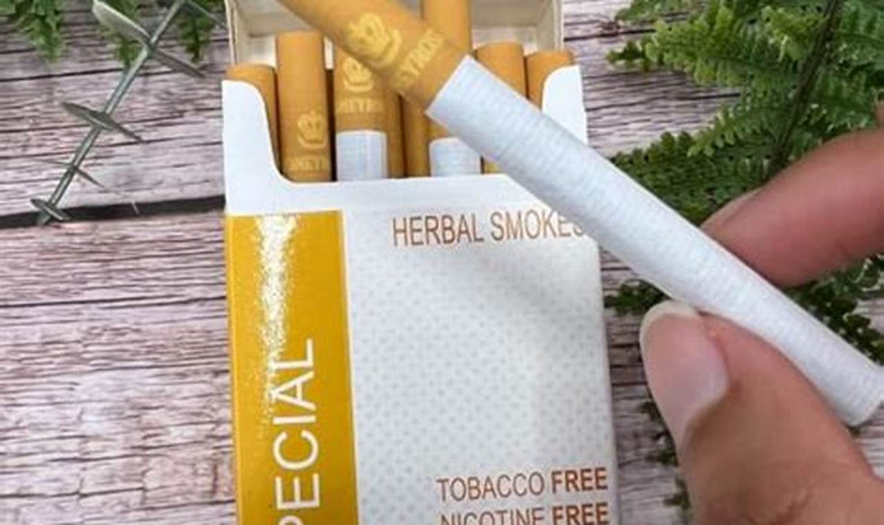Herbal Tobacco Free Cigarettes: Benefits &amp; Risks | The Ultimate Herbal Remedies Guide: Natural Healing for a Healthier Life