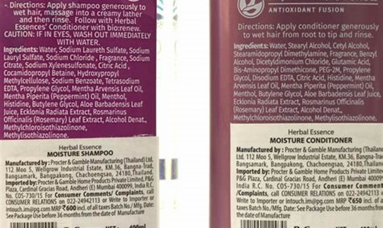 Decoding Herbal Essences Ingredients: What's Inside? The Ultimate Herbal Remedies Guide: Natural Healing for a Healthier Life Decoding Herbal Essences Ingredients: What's Inside? | The Ultimate Herbal Remedies Guide: Natural Healing for a Healthier Life