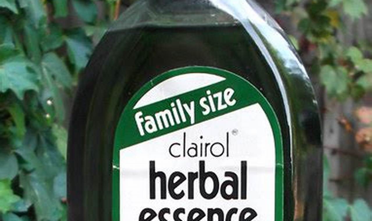 Vintage Herbal Essences Old Bottle: Scents of the Past | The Ultimate Herbal Remedies Guide: Natural Healing for a Healthier Life