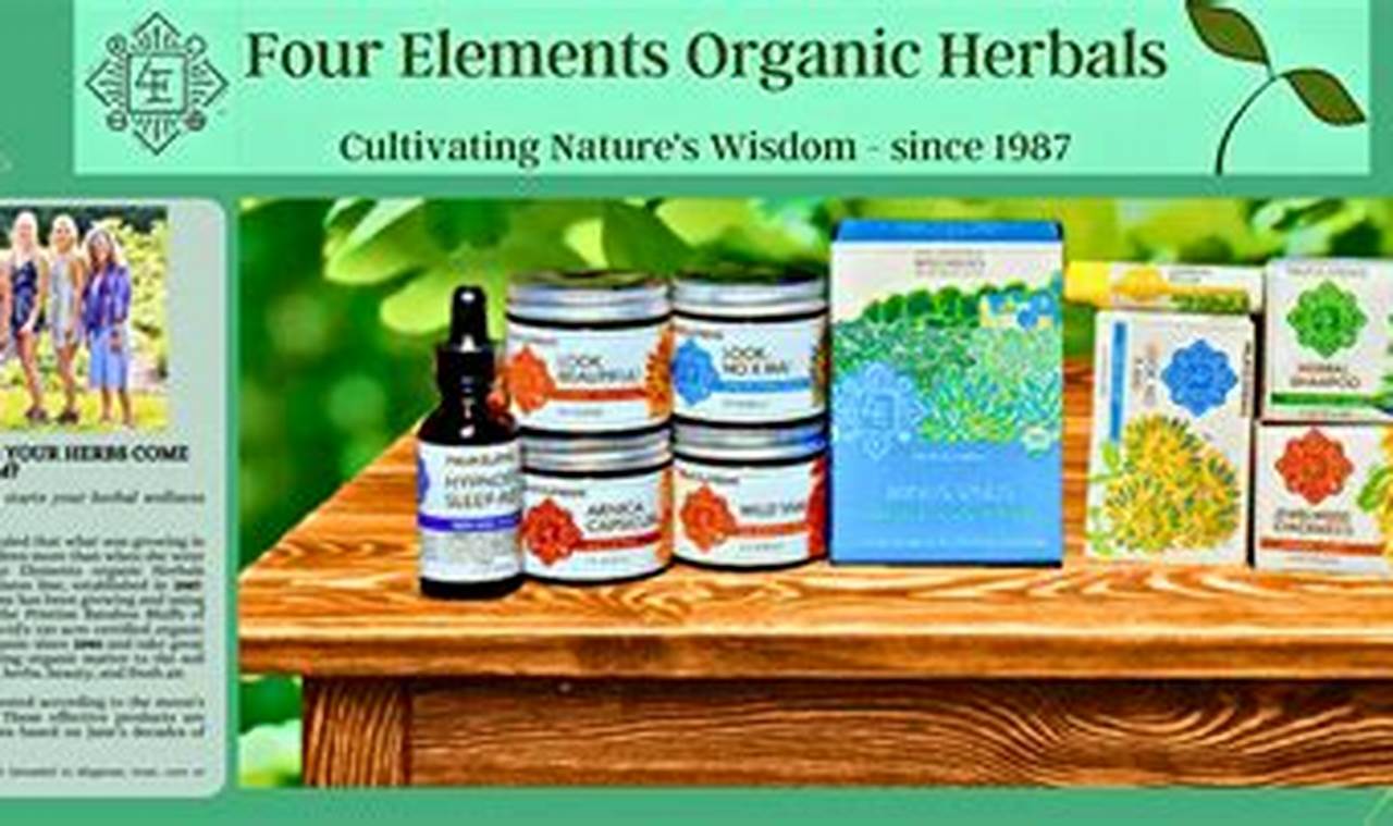 Discover: 4 Elements Herbals for Natural Balance | The Ultimate Herbal Remedies Guide: Natural Healing for a Healthier Life