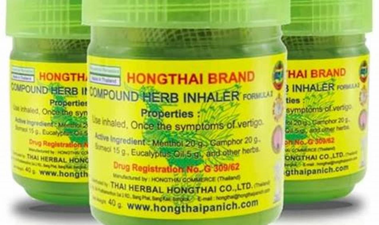 Boost: Thai Herbal Inhaler for Clear Sinus - Relief | The Ultimate Herbal Remedies Guide: Natural Healing for a Healthier Life
