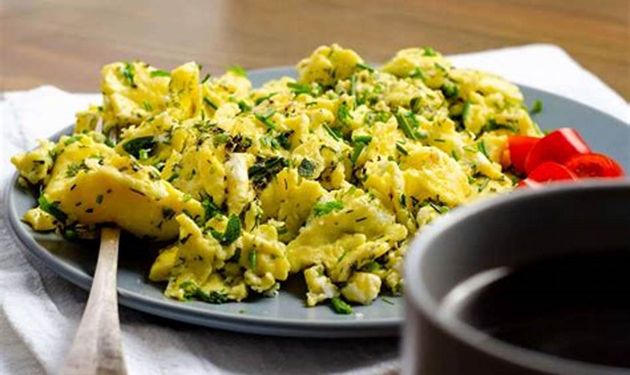 Easy Herbal Scrambled Eggs: Herb Garden Breakfast! | The Ultimate Herbal Remedies Guide: Natural Healing for a Healthier Life