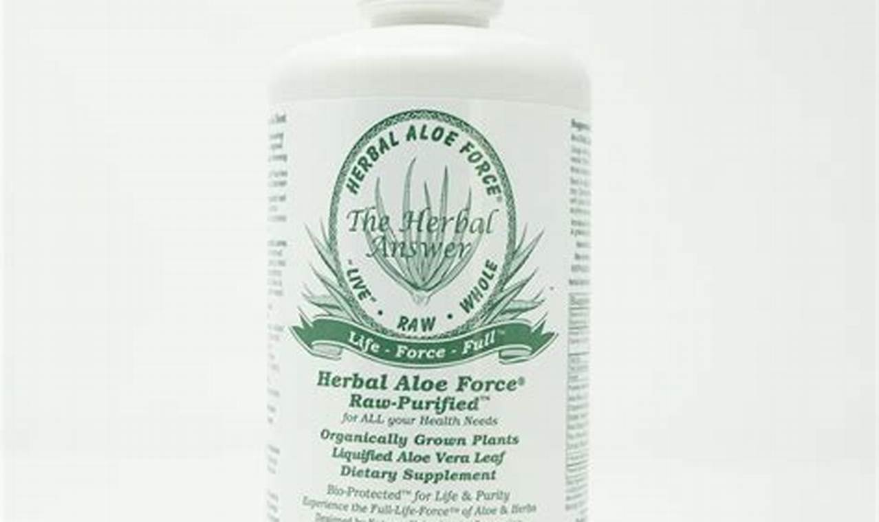 Boost: Herbal Aloe Force Blend - Powerful Relief | The Ultimate Herbal Remedies Guide: Natural Healing for a Healthier Life